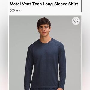 Lululemon Metal Vent Tech Long-Sleeve Shirt